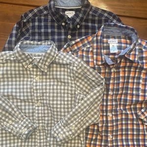 3 button down shirts from Carter's size 4t